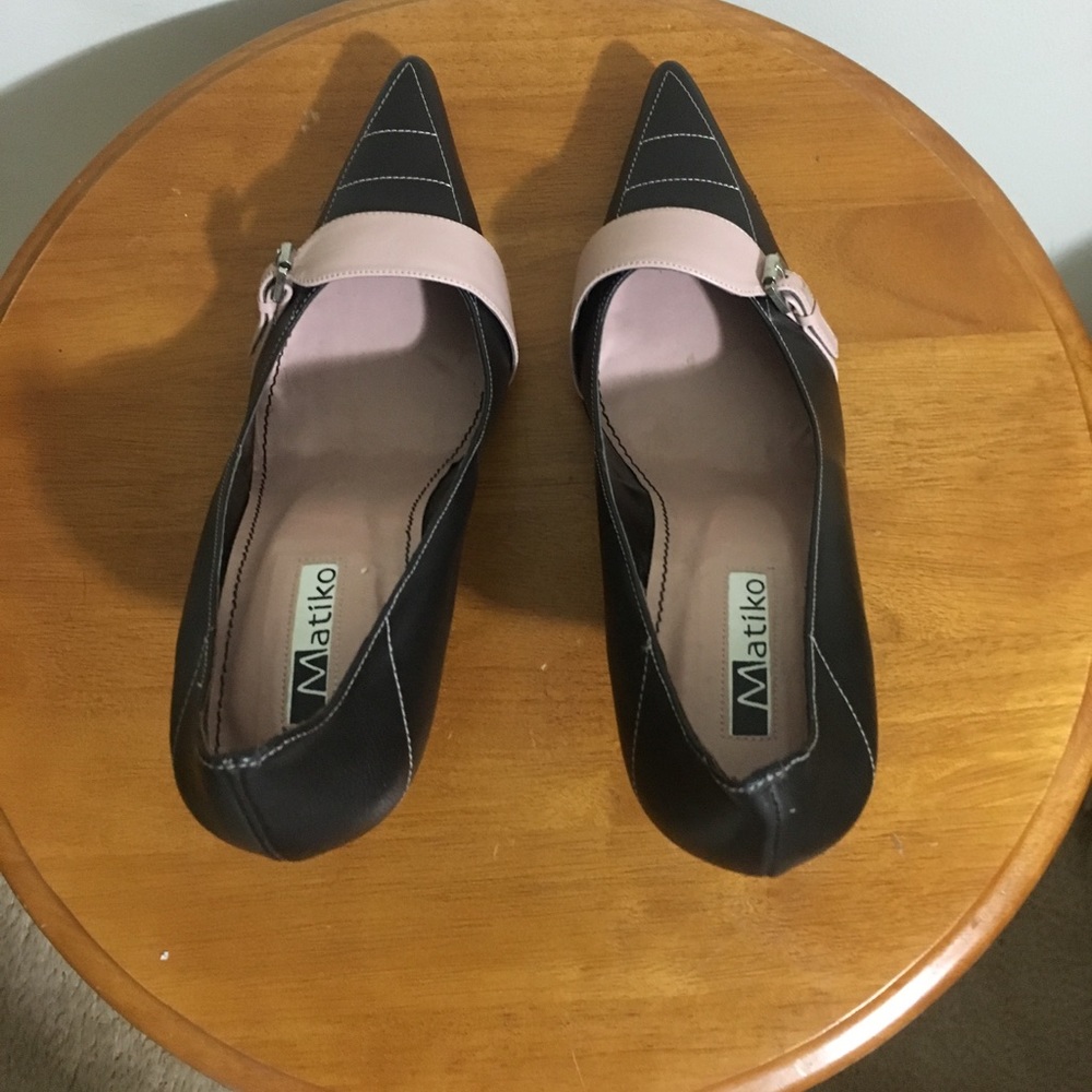 Matiko 3” high heel brown shoes